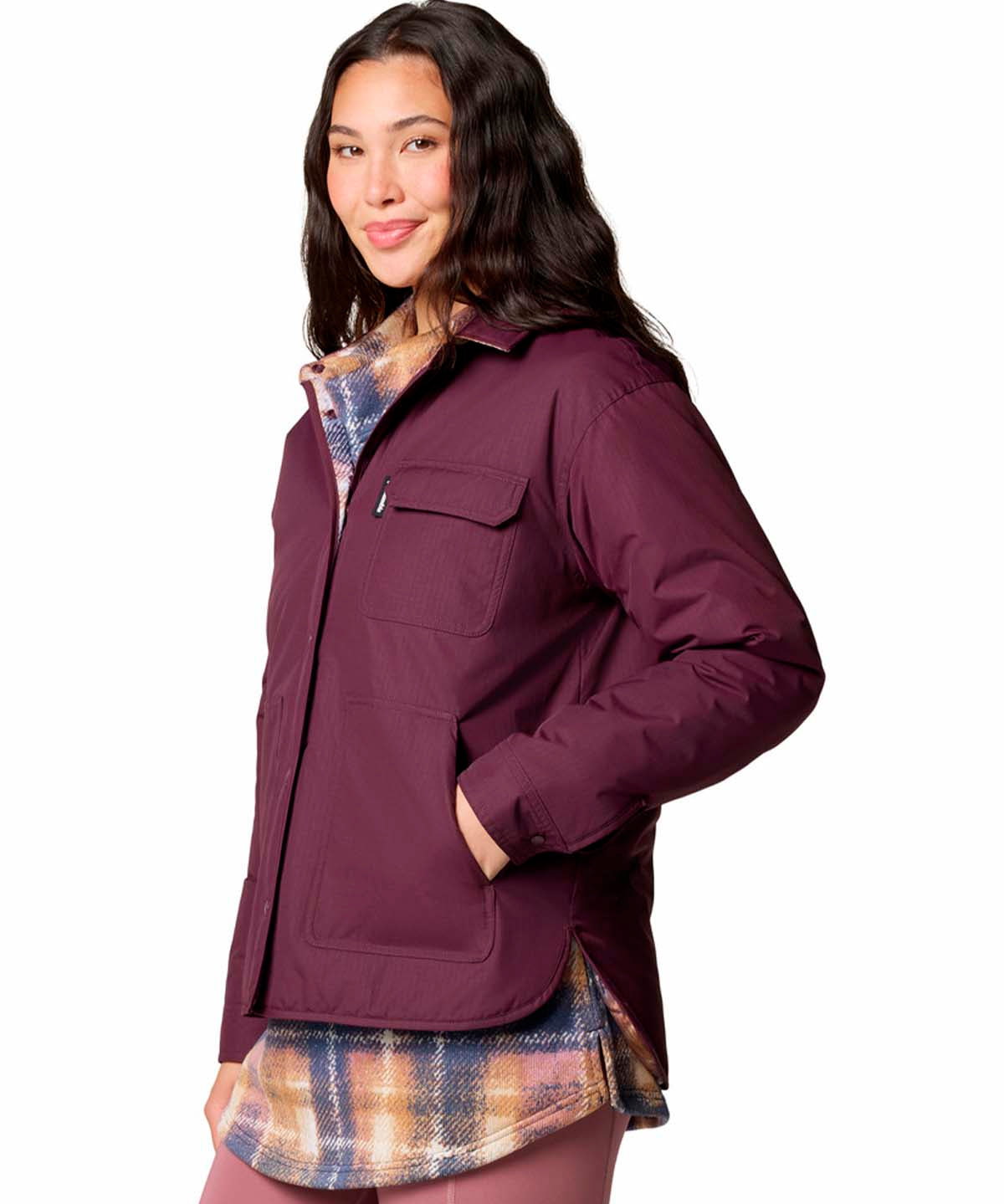 Parka Mujer Longhorn Ridge Morado Columbia