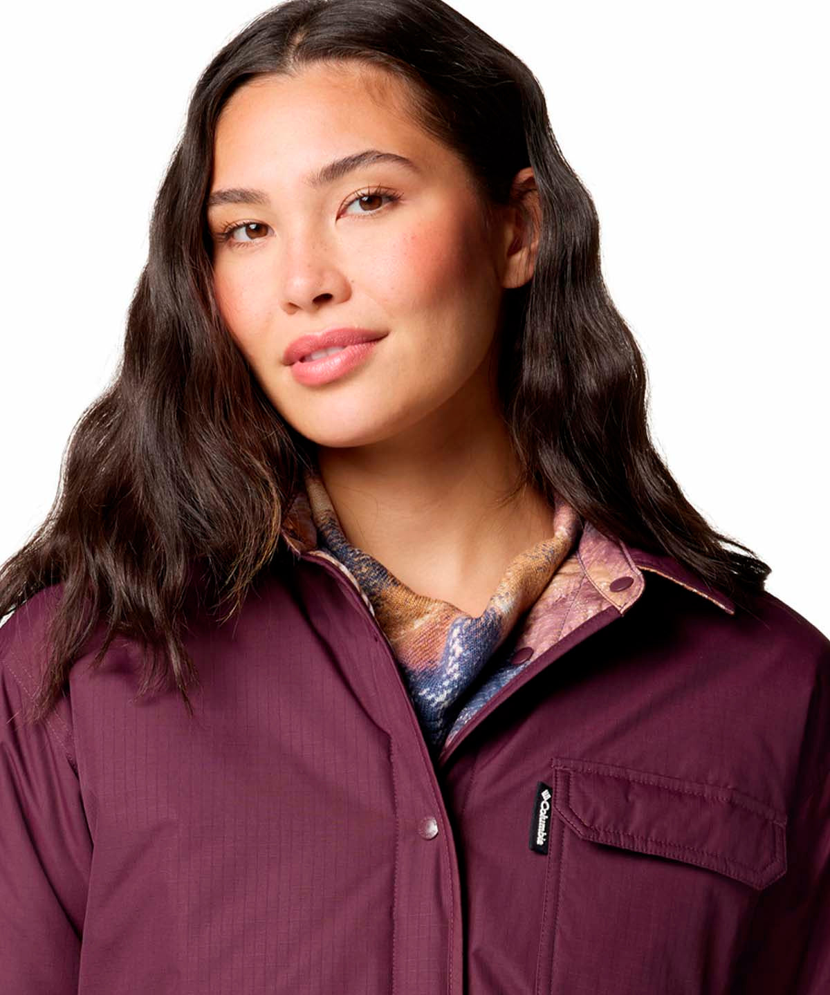 Parka Mujer Longhorn Ridge Morado Columbia