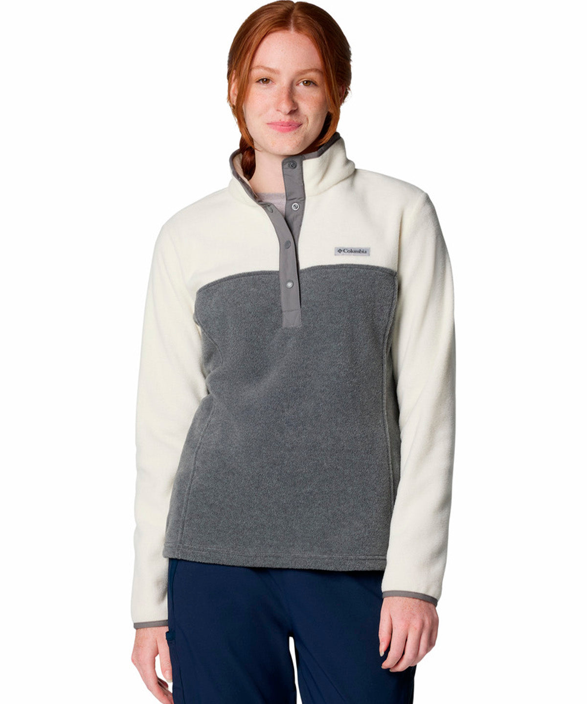 Polar Mujer Benton Springs Half Snap Gris Columbia
