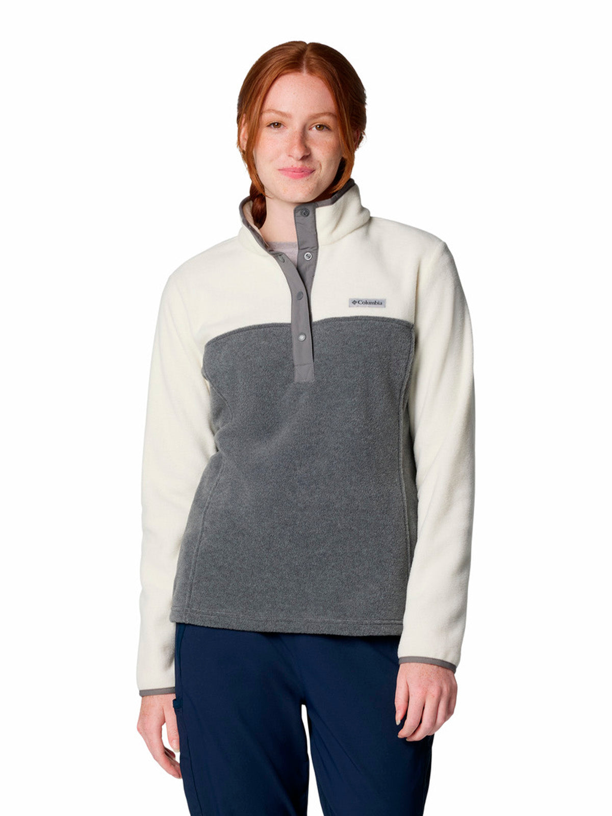 Polar Mujer Benton Springs Half Snap Gris Columbia