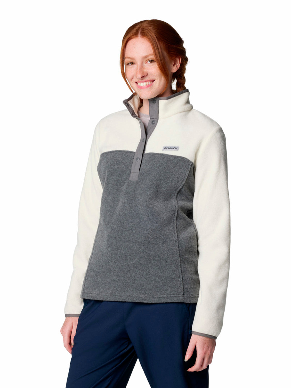 Polar Mujer Benton Springs Half Snap Gris Columbia