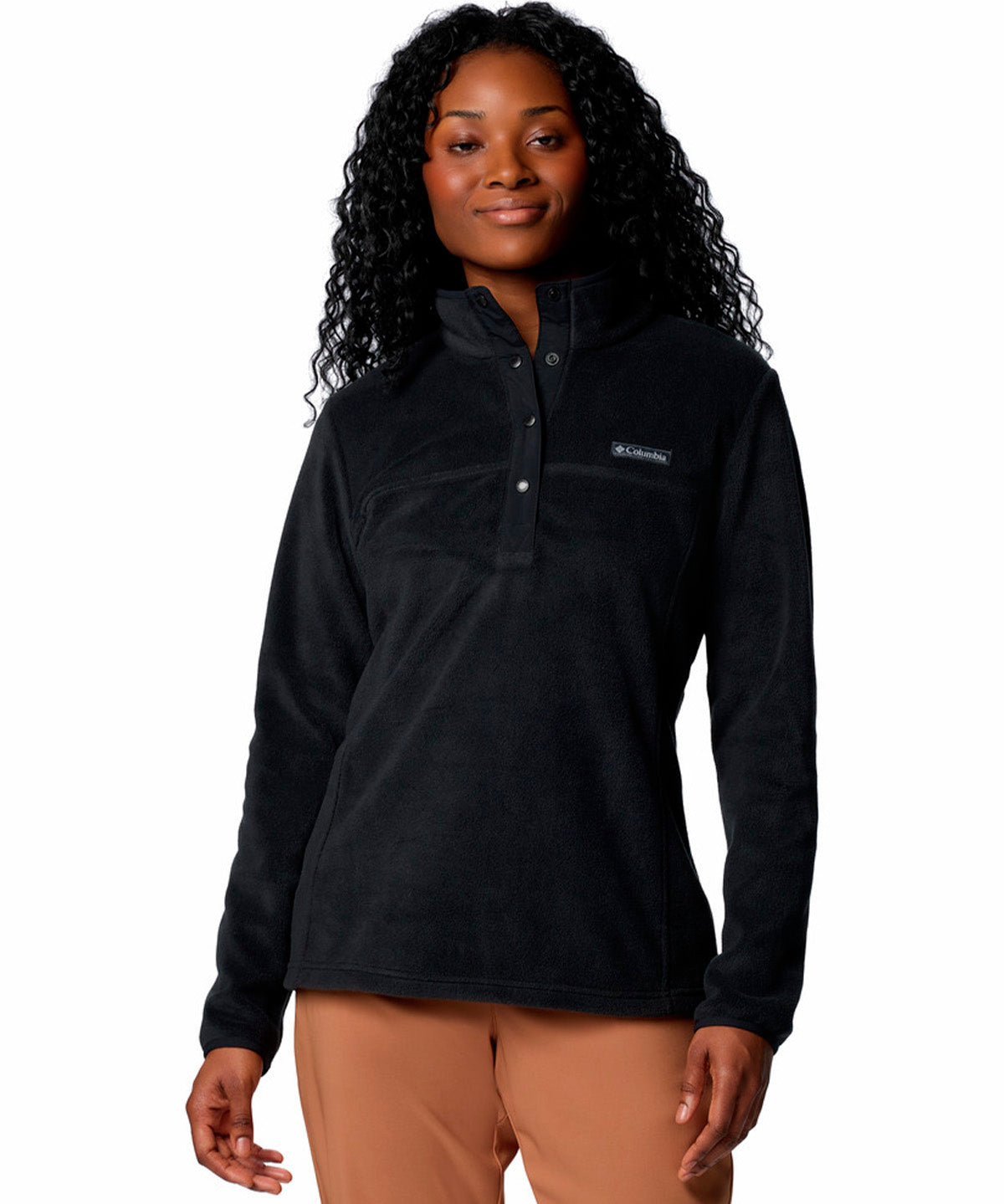 Polar Mujer Benton Springs Half Snap Negro Columbia