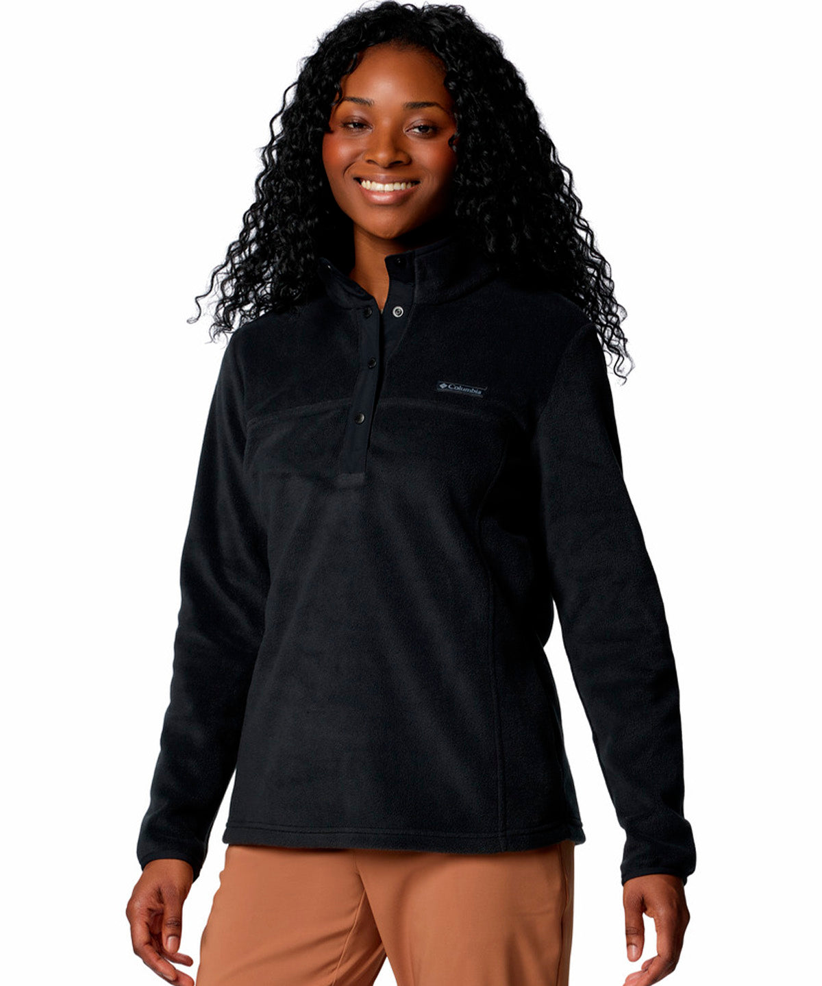 Polar Mujer Benton Springs Half Snap Negro Columbia