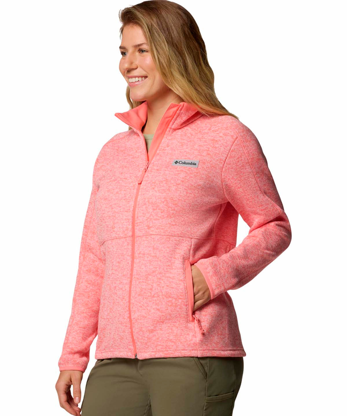 Polar Mujer Sweater Weather Full Zip Rosado Columbia