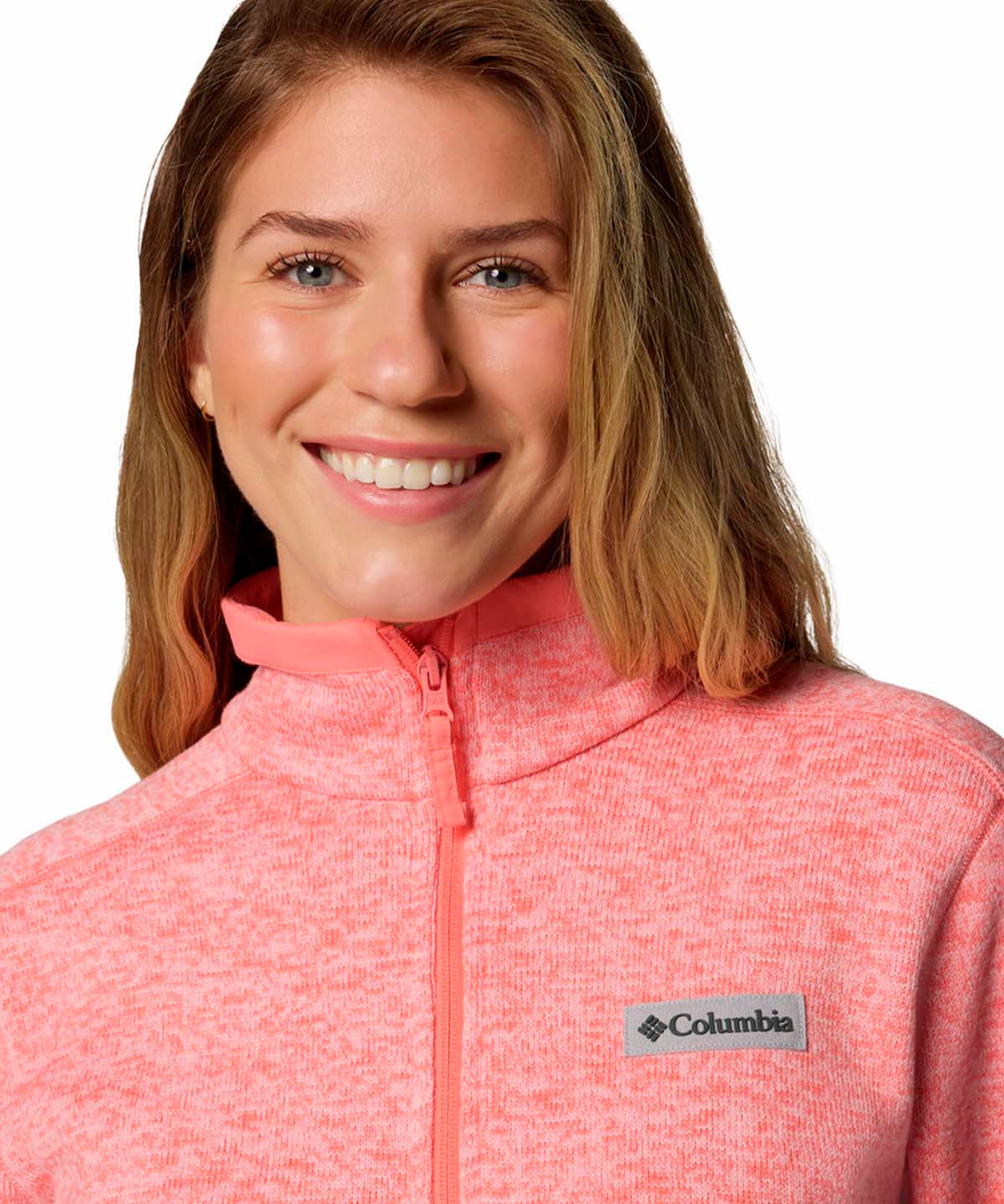 Polar Mujer Sweater Weather Full Zip Rosado Columbia