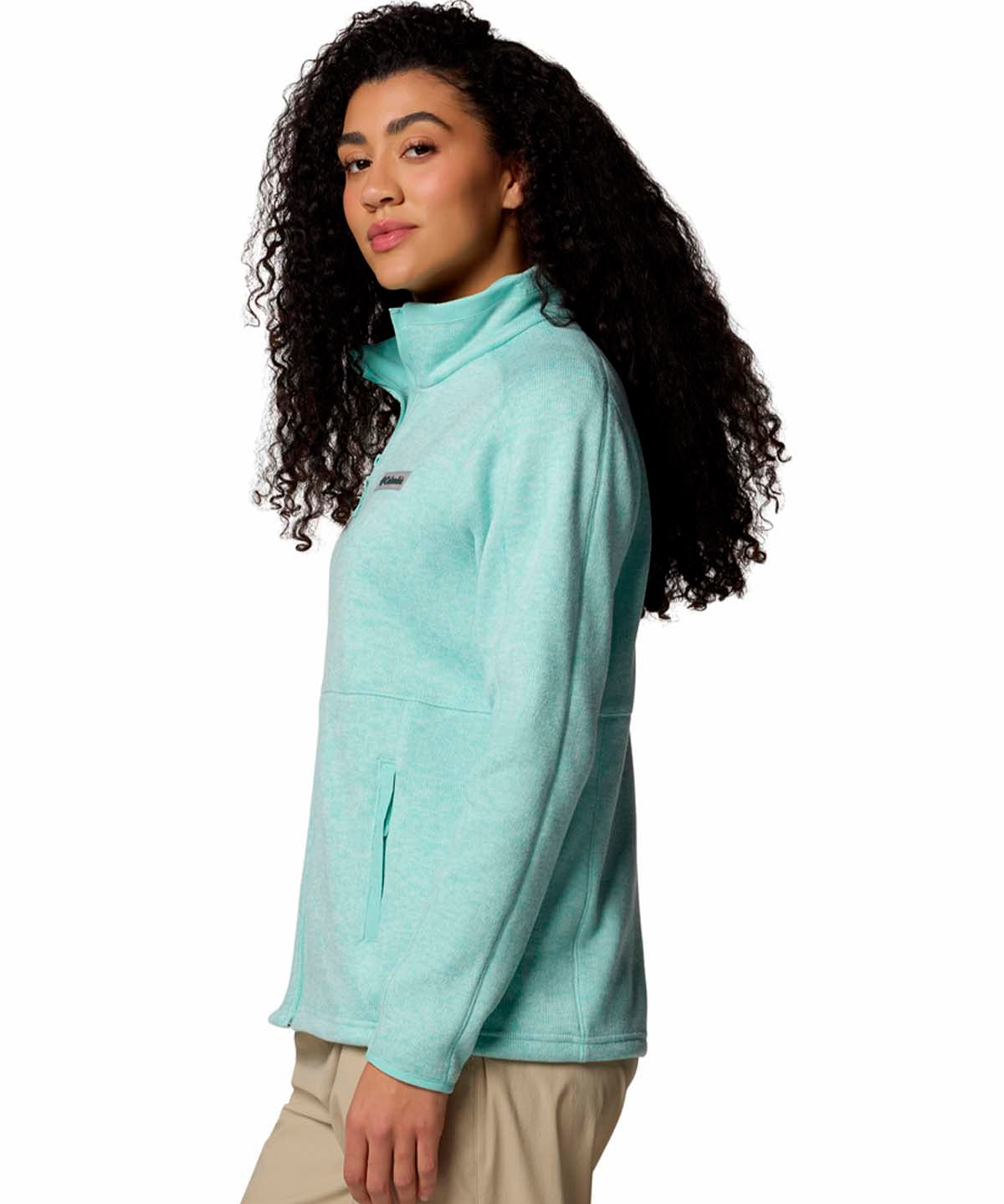 Polar Mujer Sweater Weather Full Zip Verde Columbia