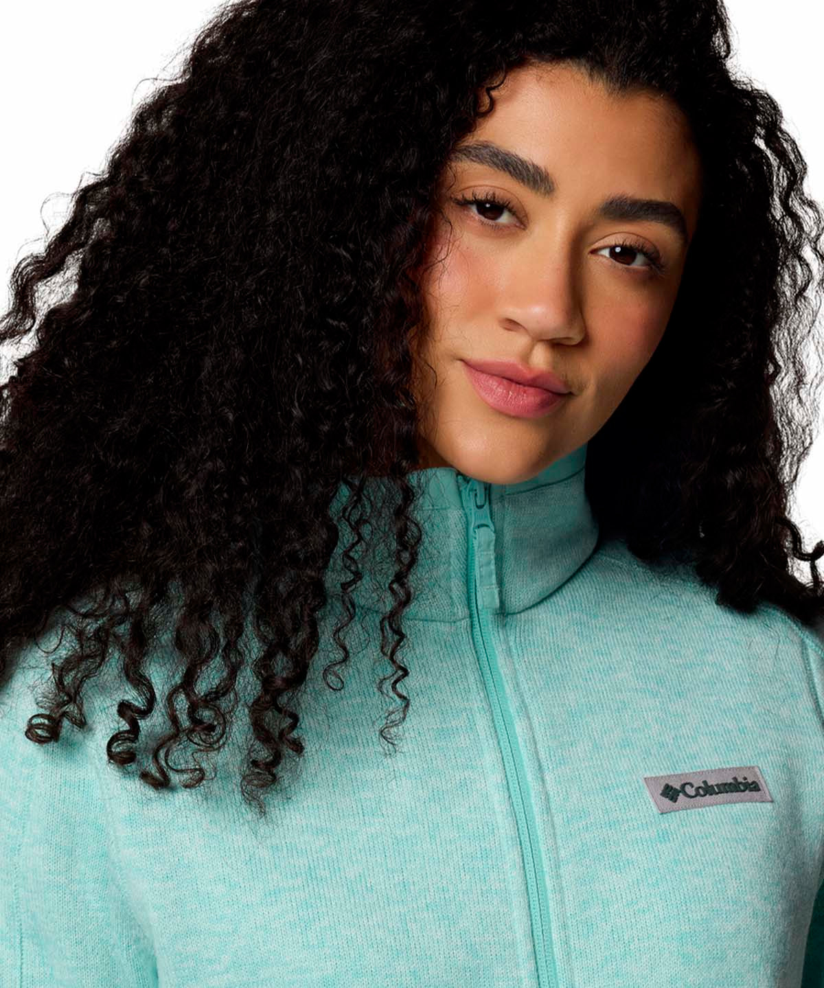 Polar Mujer Sweater Weather Full Zip Verde Columbia