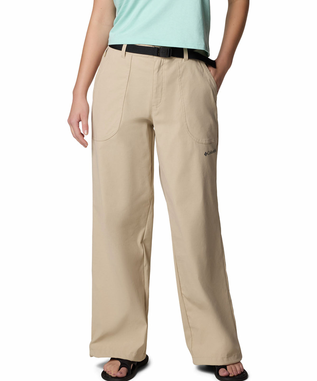 Pantalón Mujer Brea Falls Nylon Beige Columbia
