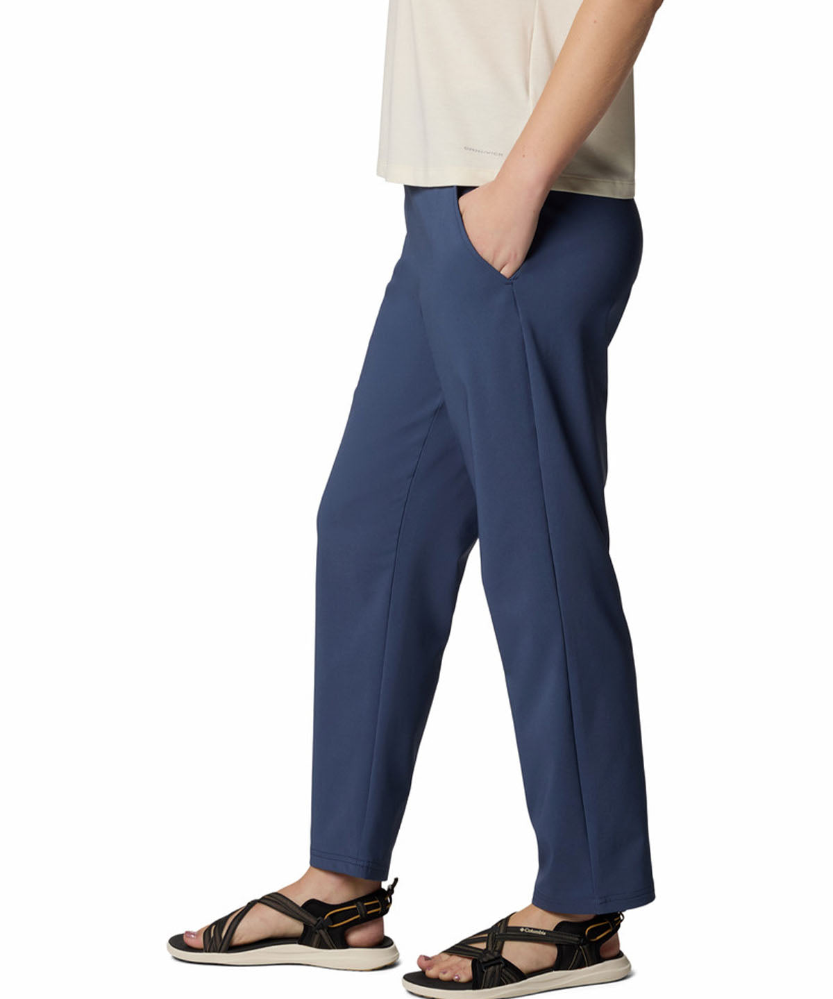 Pantalón Mujer All Seasons Pull-On Azul Columbia