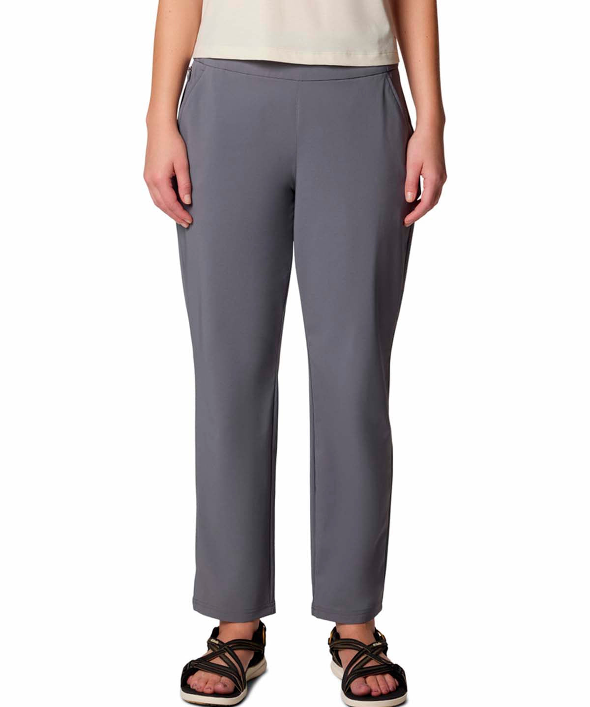 Pantalón Mujer All Seasons Pull-On Gris Columbia