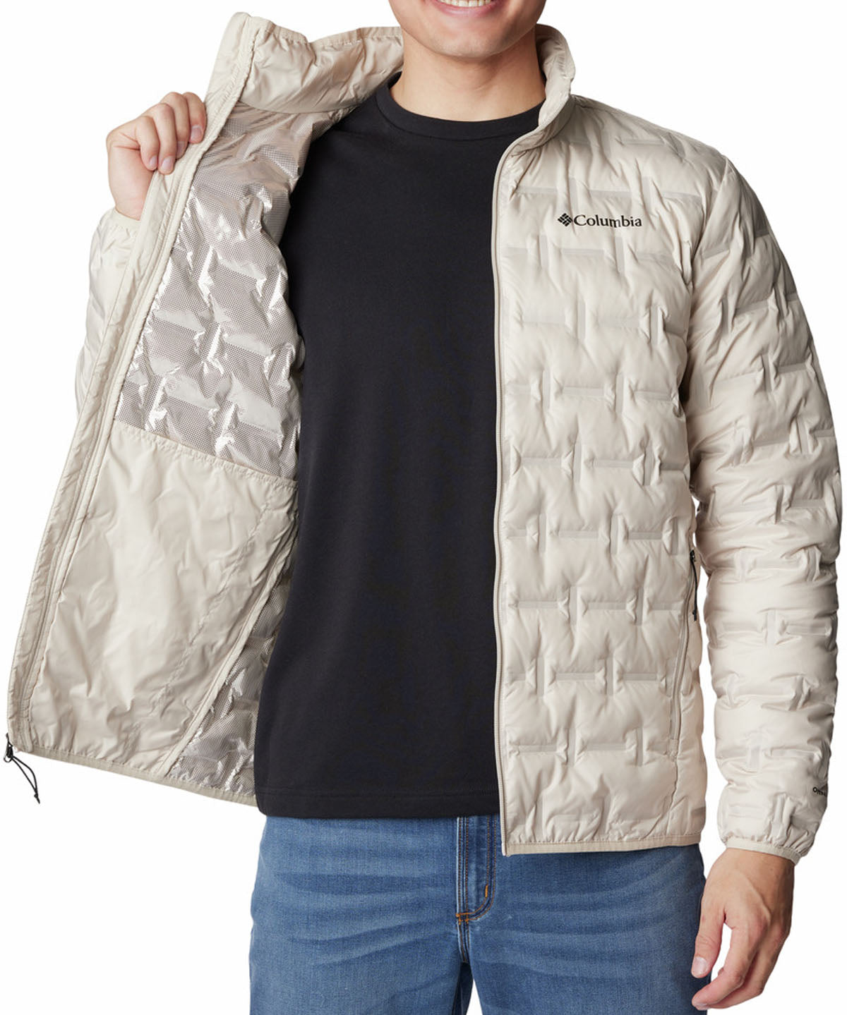 Parka Hombre Delta Ridge II Down Blanco Columbia