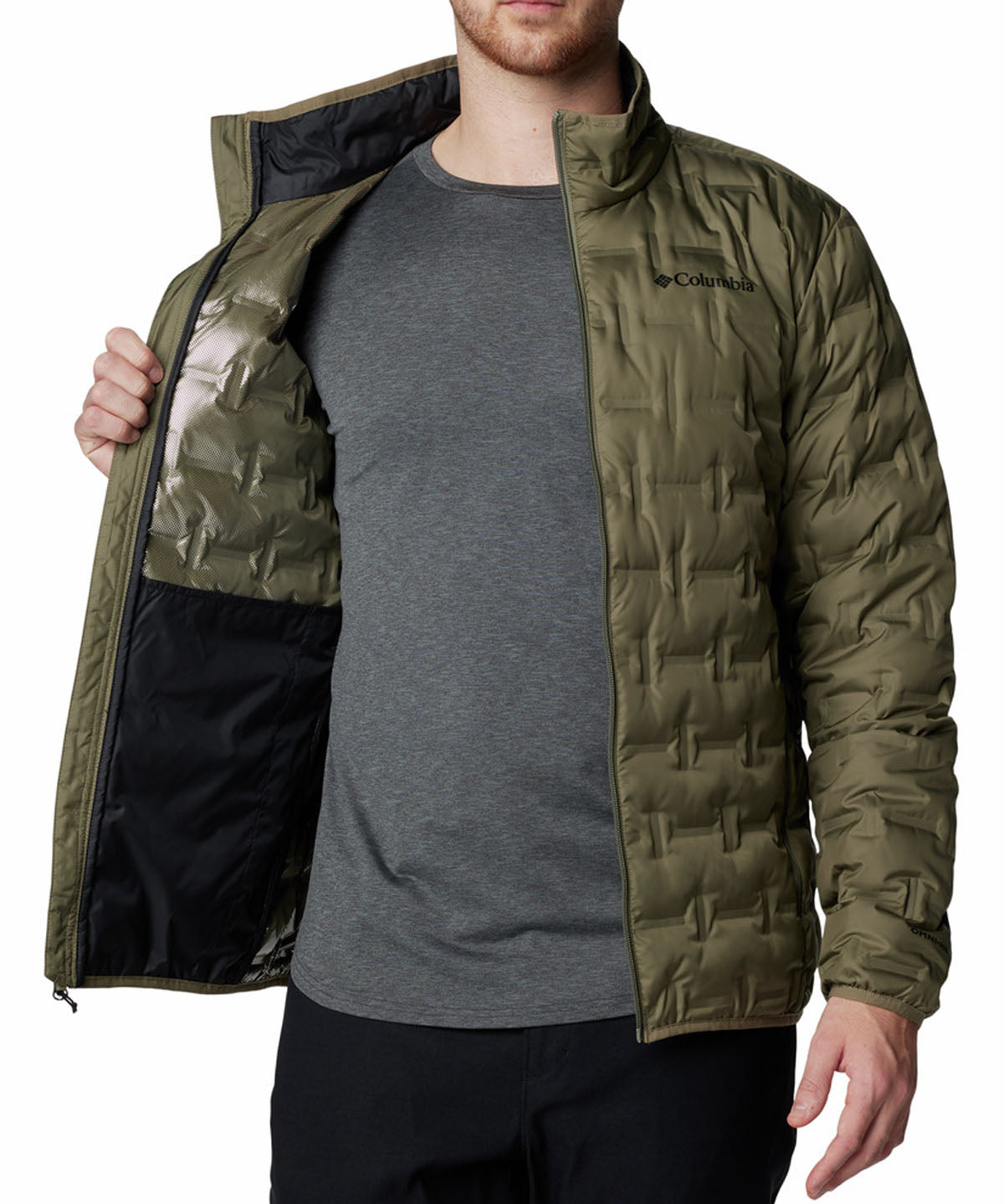 Parka Hombre Delta Ridge II Down Verde Columbia
