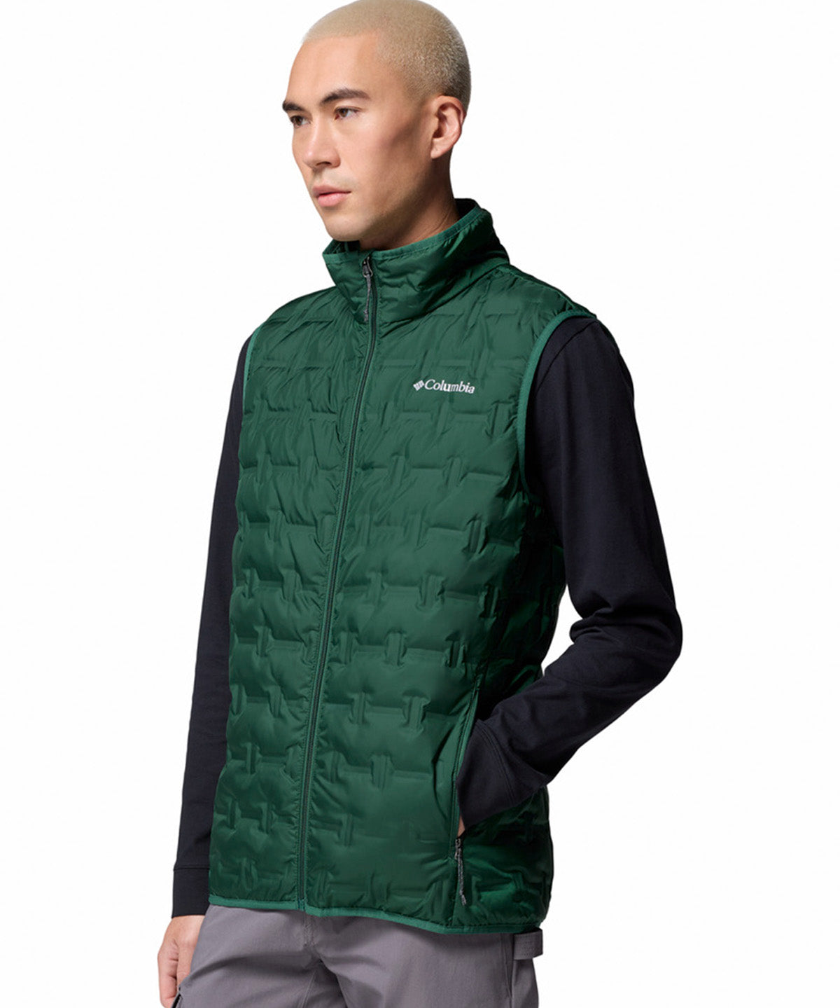 Parka Sin Mangas Hombre Delta Ridge II Down V Verde Columbia
