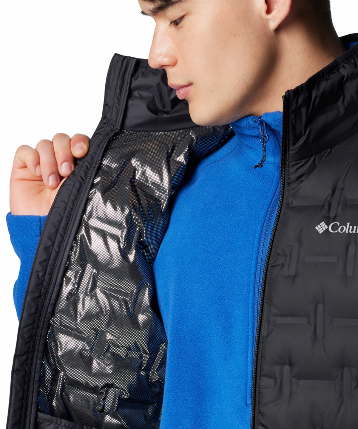 Parka Sin Mangas Hombre Delta Ridge II Down V Negro Columbia