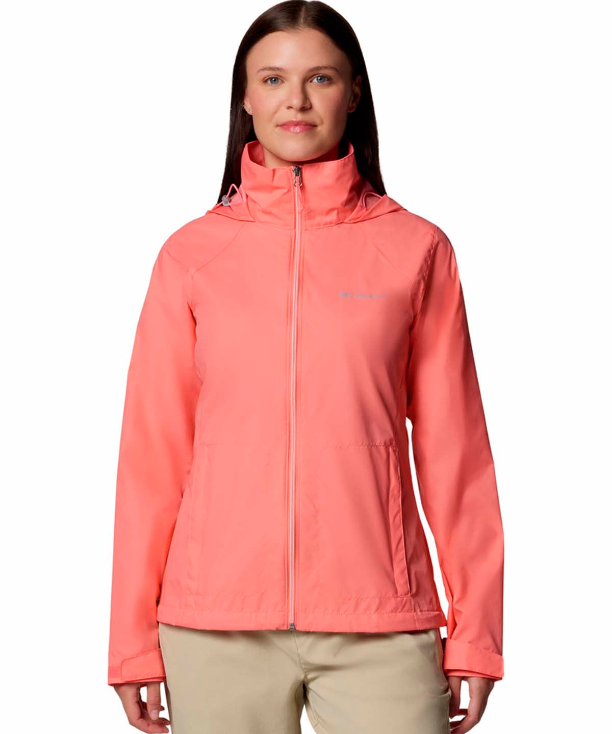 Cortaviento Mujer Switchback IV Rosado Columbia
