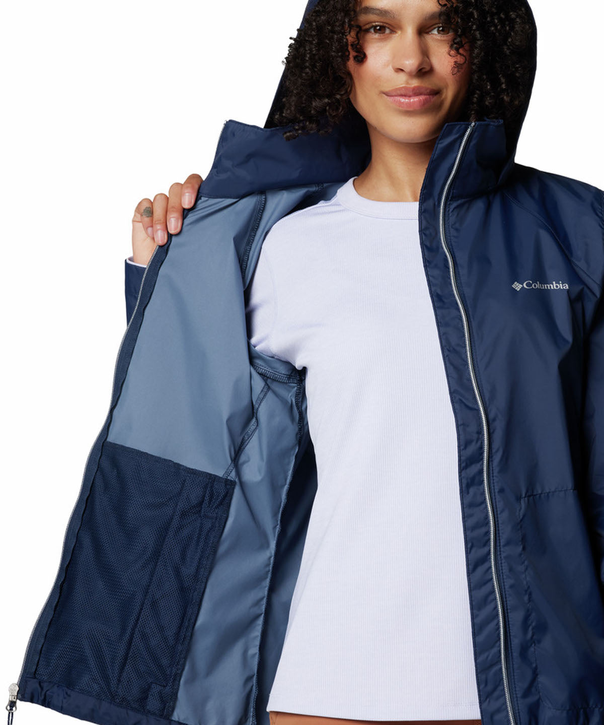Cortaviento Mujer Switchback IV Azul Columbia