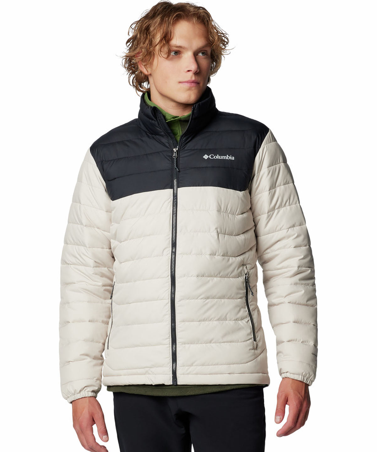 Parka Hombre Powder Lite II Gris Columbia