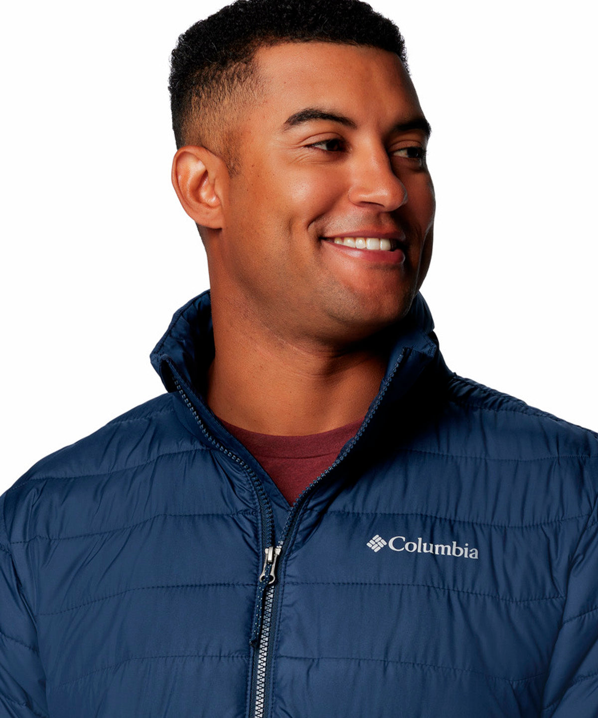 Parka Hombre Powder Lite II Azul Columbia