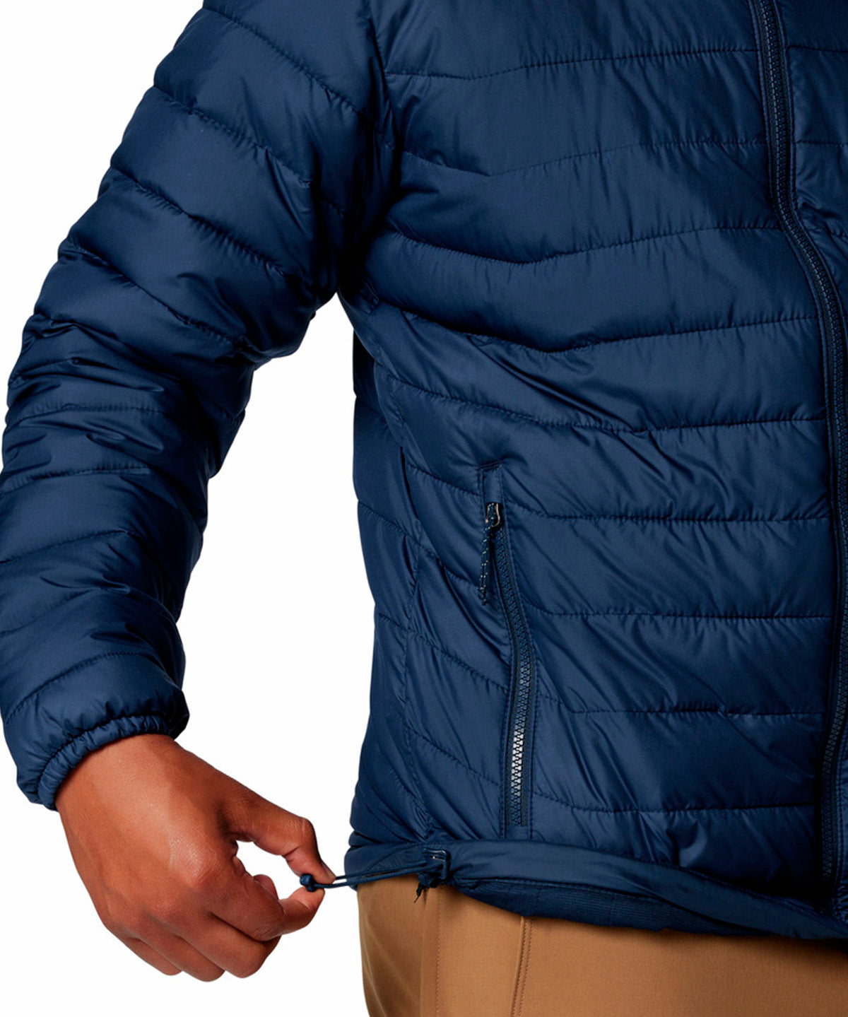 Parka Hombre Powder Lite II Azul Columbia