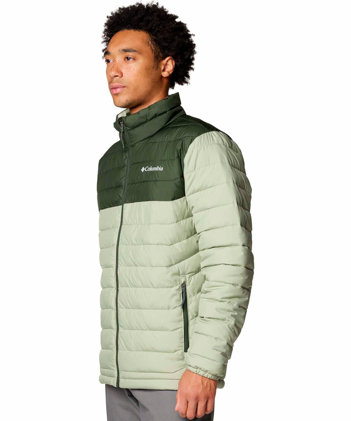 Parka Hombre Powder Lite II Beige Columbia