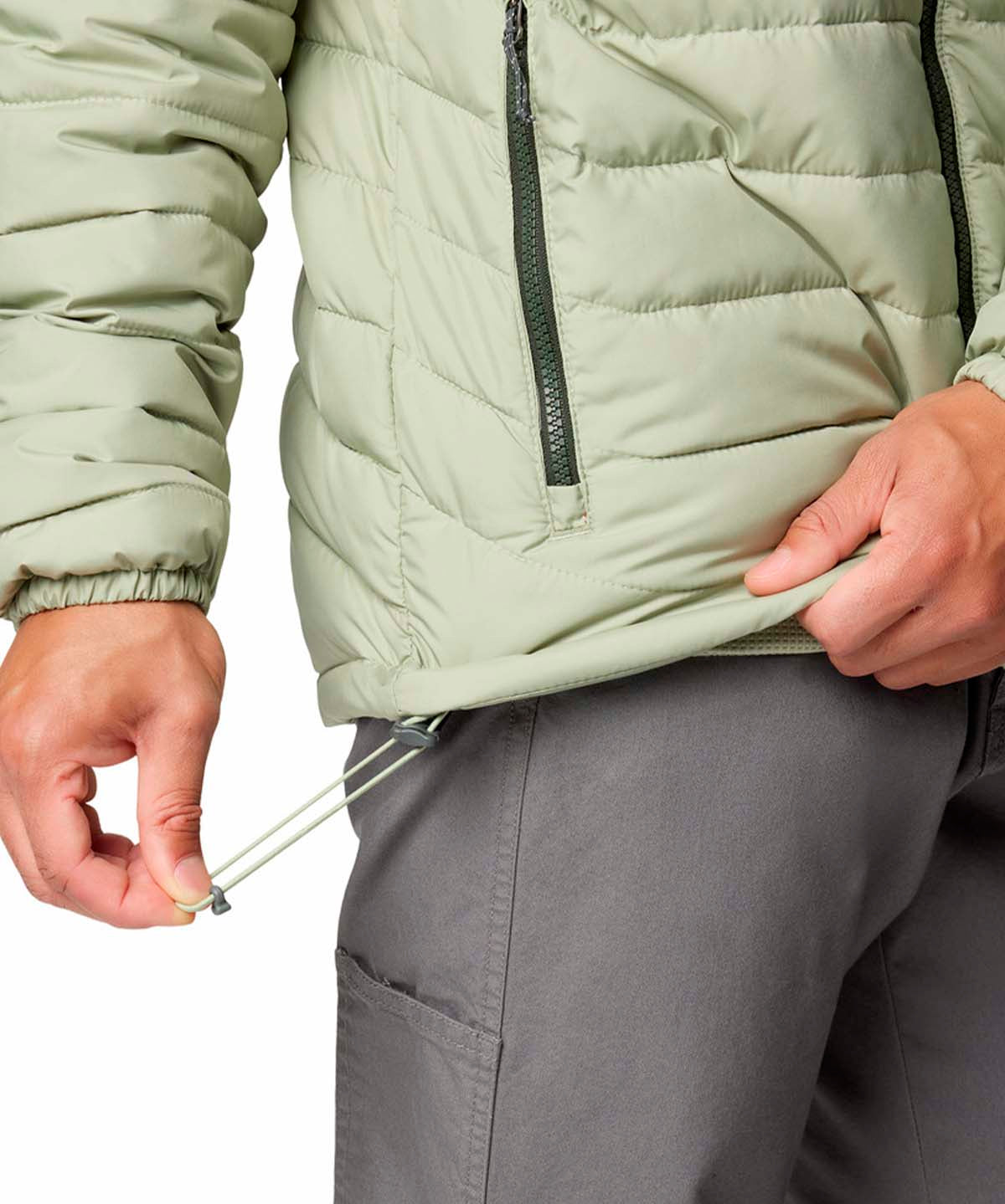 Parka Hombre Powder Lite II Beige Columbia
