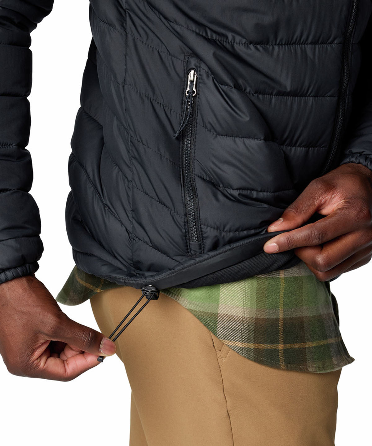 Parka Hombre Powder Lite II Negro Columbia