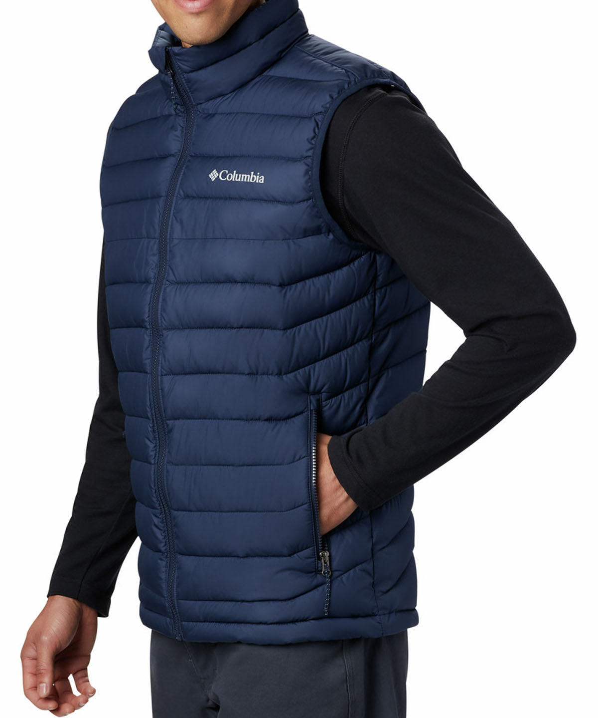 Parka Sin Mangas Hombre Powder Lite II Azul Columbia