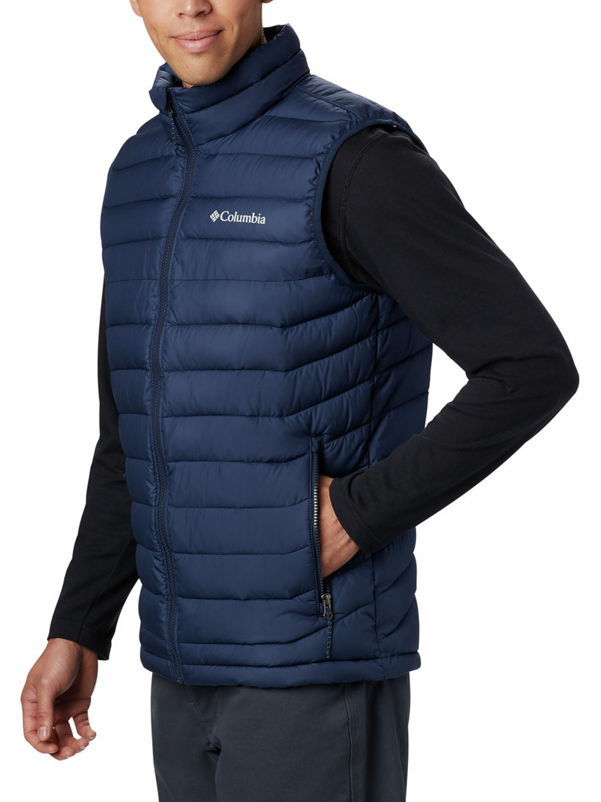 Parka Sin Mangas Hombre Powder Lite II Azul Columbia