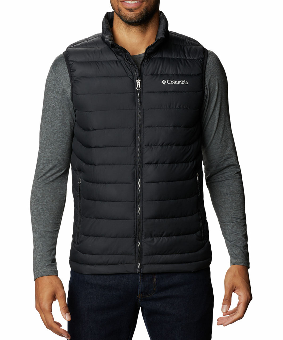 Parka Sin Mangas Hombre Powder Lite II Negro Columbia