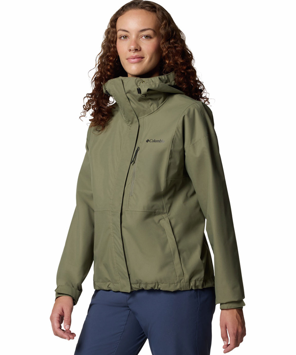 Impermeable Mujer Hikebound II Gris Columbia