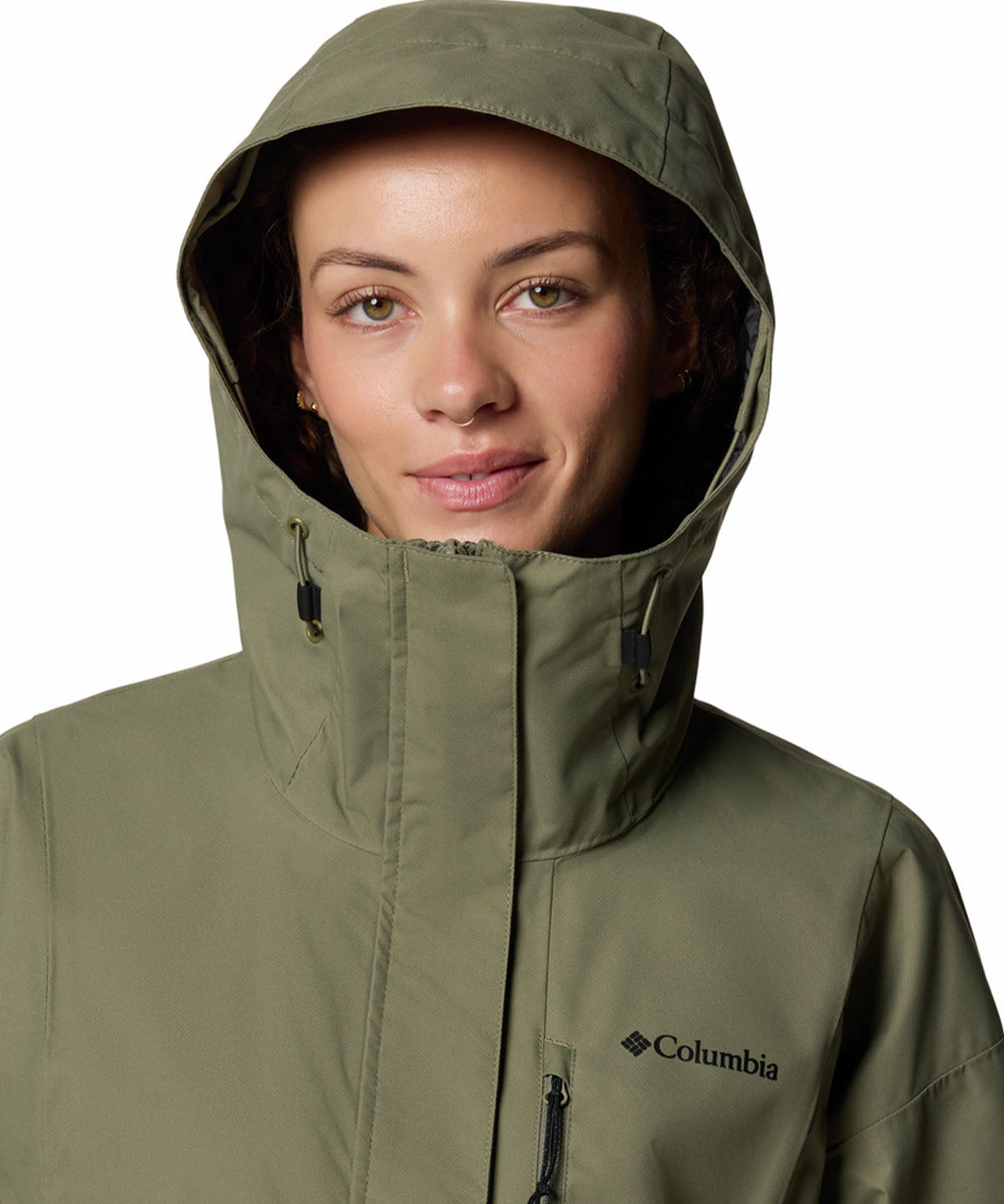 Impermeable Mujer Hikebound II Gris Columbia