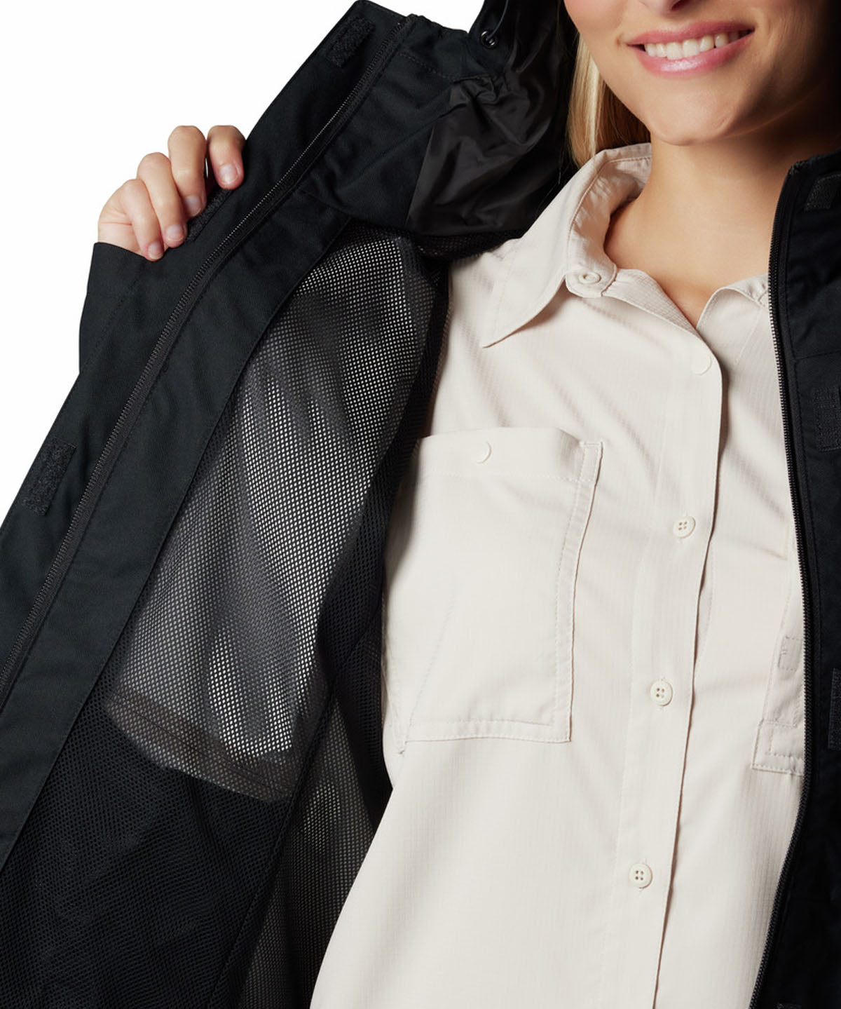 Cortaviento Mujer Hikebound II Negro Columbia