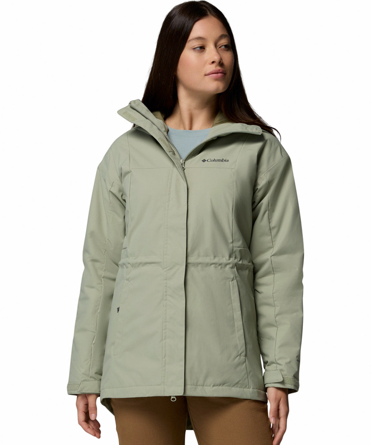 Parka Mujer Hikebound II Long Insulated Beige Columbia