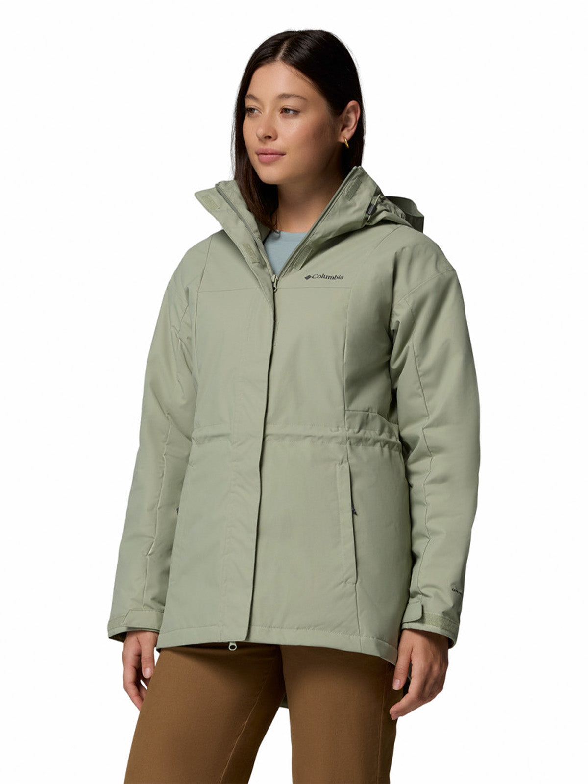 Parka Mujer Hikebound II Long Insulated Beige Columbia