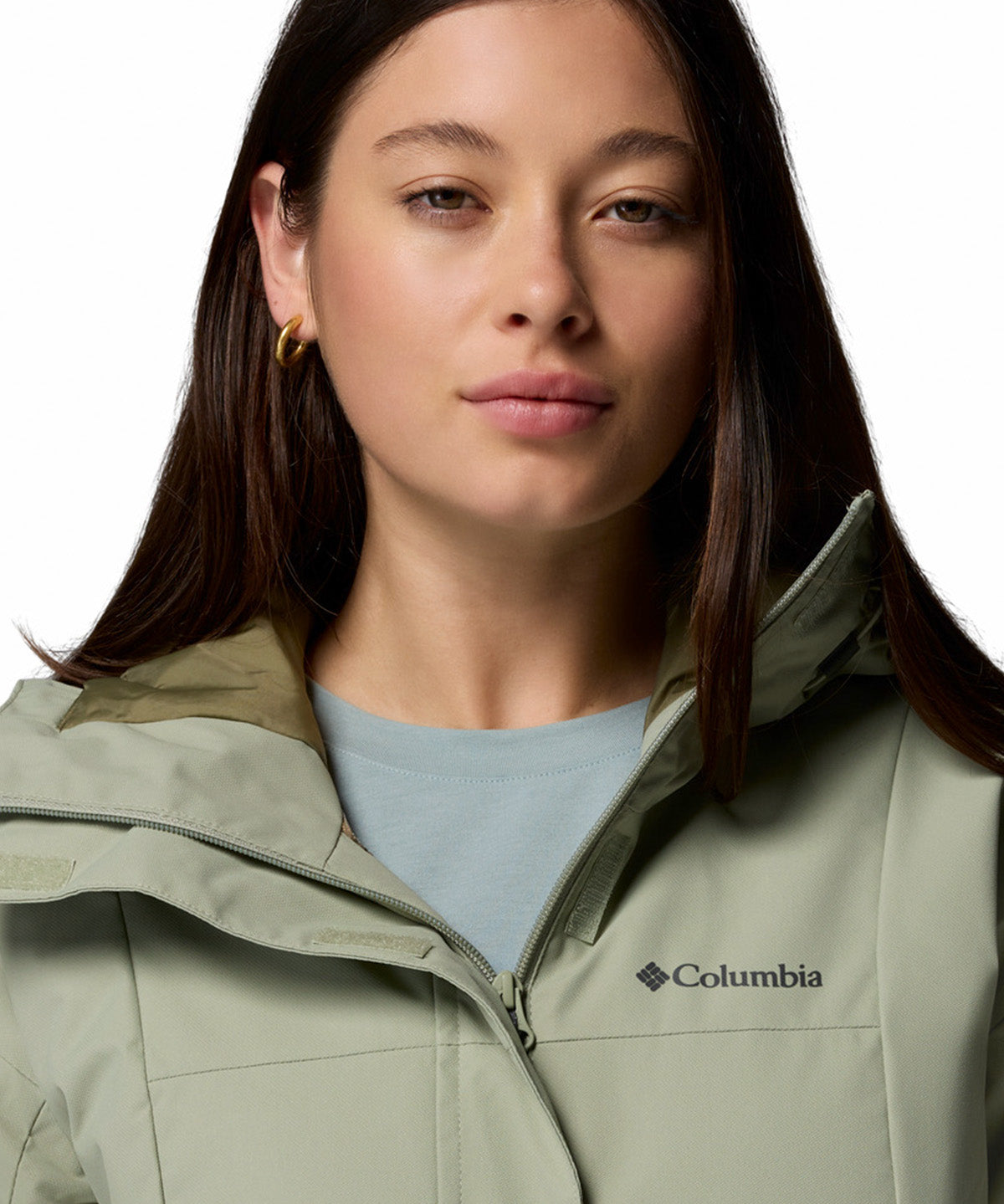 Parka Mujer Hikebound II Long Insulated Beige Columbia