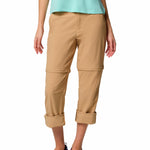 Pantalón Mujer Leslie Convertible Beige Columbia