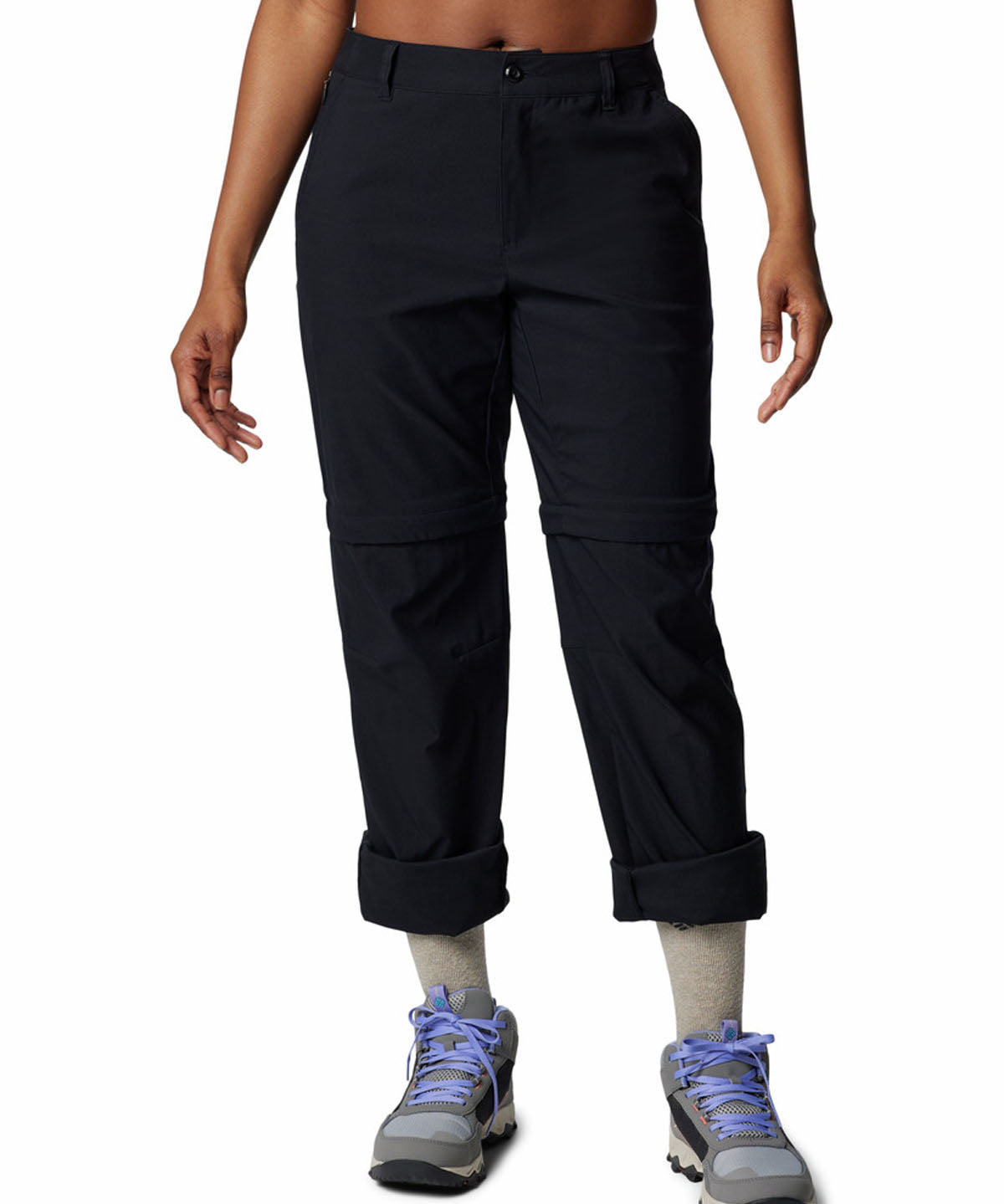 Pantalón Mujer Leslie Convertible Negro Columbia