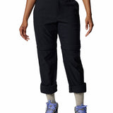 Pantalón Mujer Leslie Convertible Negro Columbia