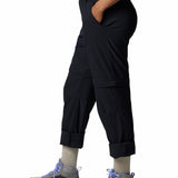 Pantalón Mujer Leslie Convertible Negro Columbia