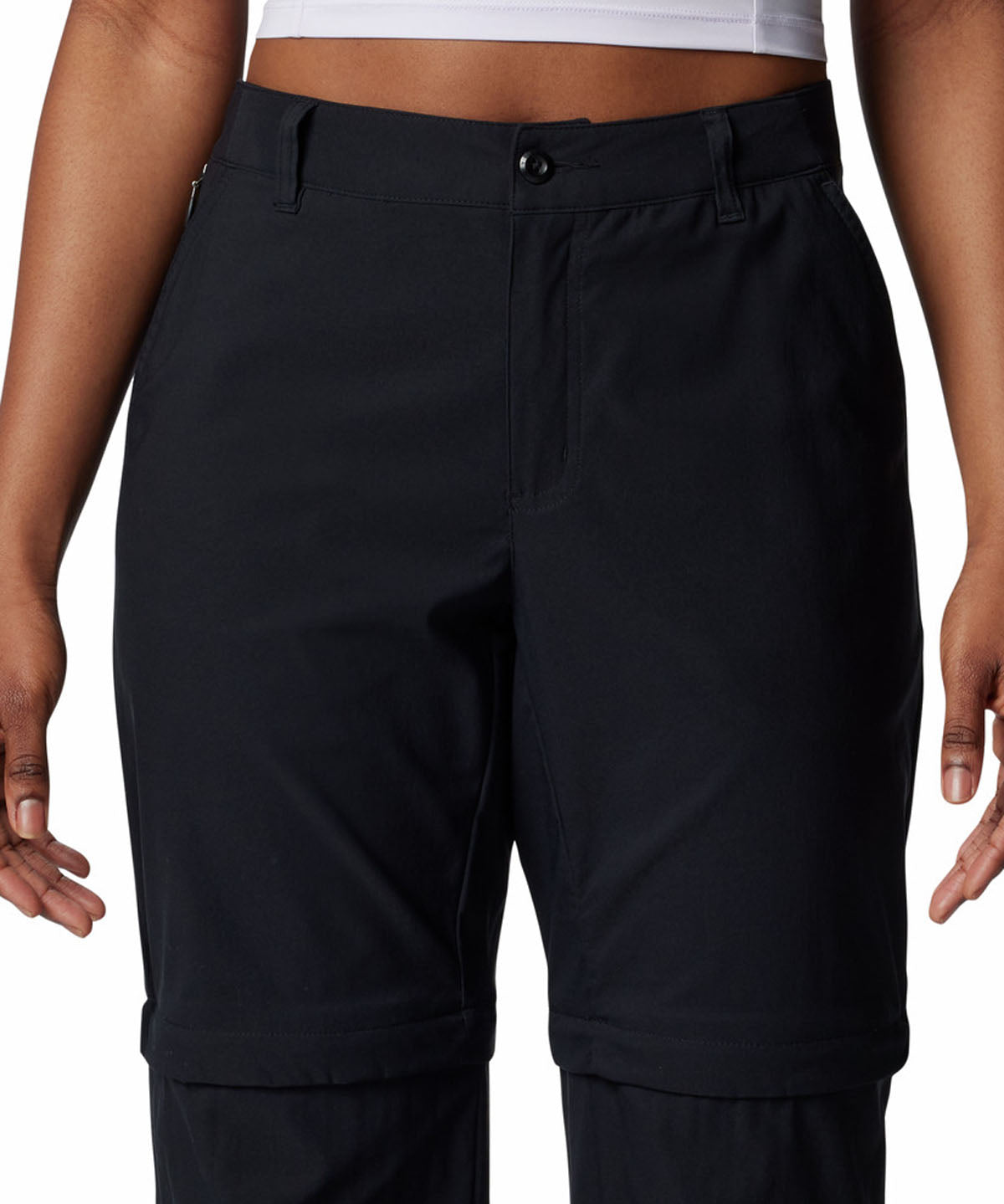Pantalón Mujer Leslie Convertible Negro Columbia