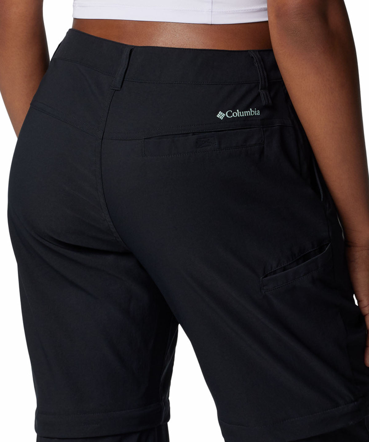 Pantalón Mujer Leslie Convertible Negro Columbia