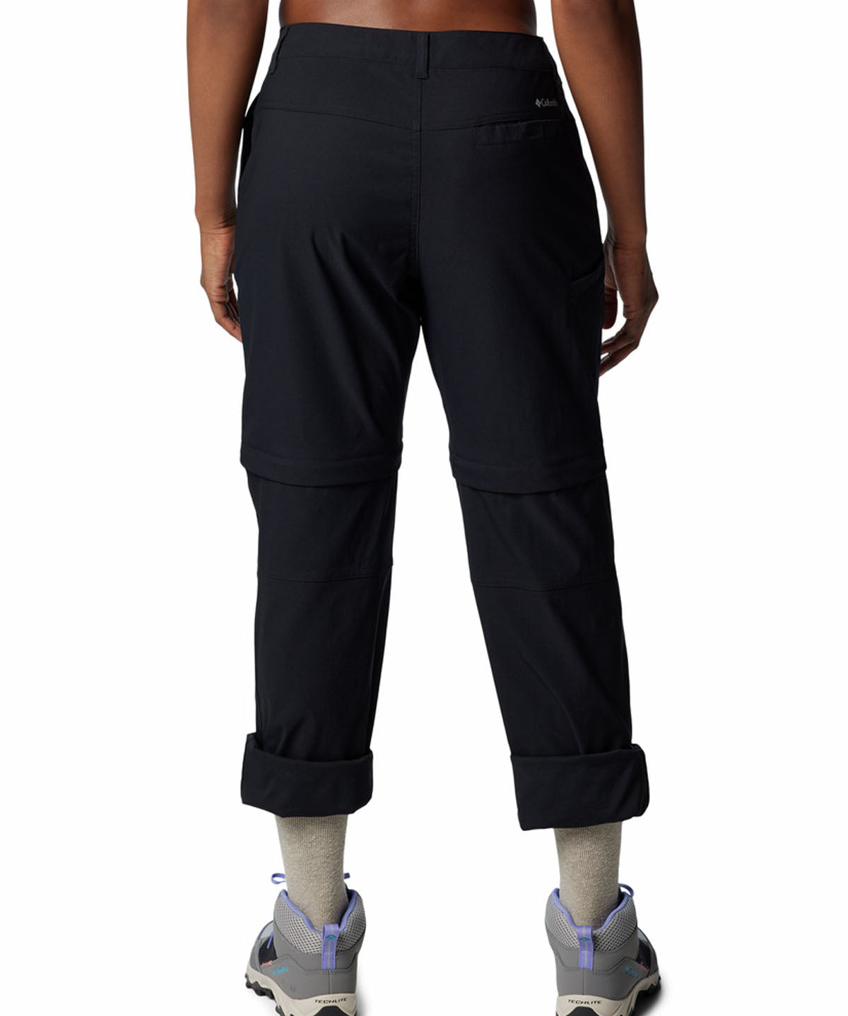 Pantalón Mujer Leslie Convertible Negro Columbia