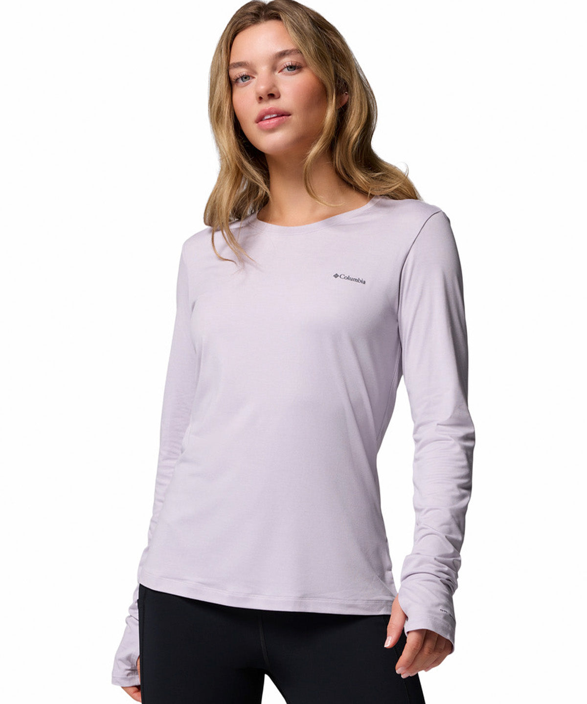Polera Manga Larga Mujer Sloan Ridge Morado Columbia