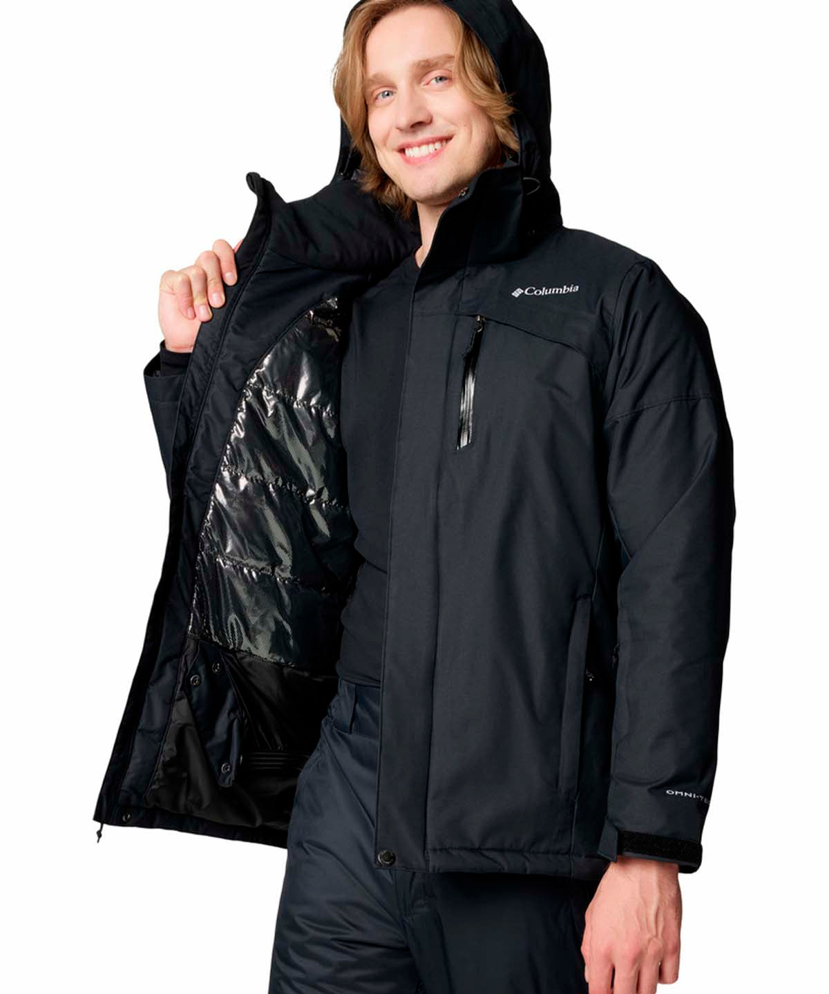 Parka Hombre Last Tracks Ski Negro Columbia