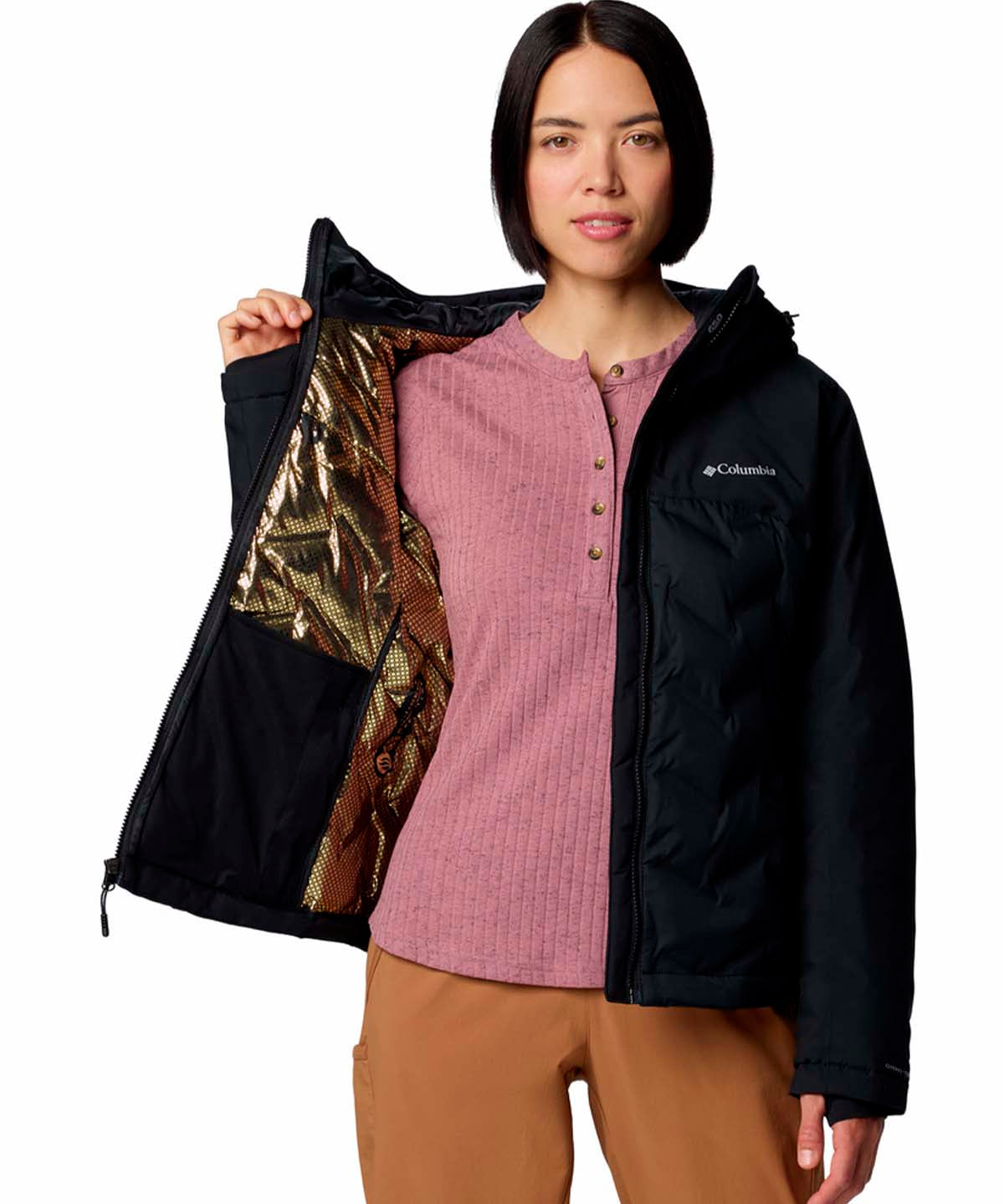 Parka Mujer Grand Trek III Down Negro Columbia