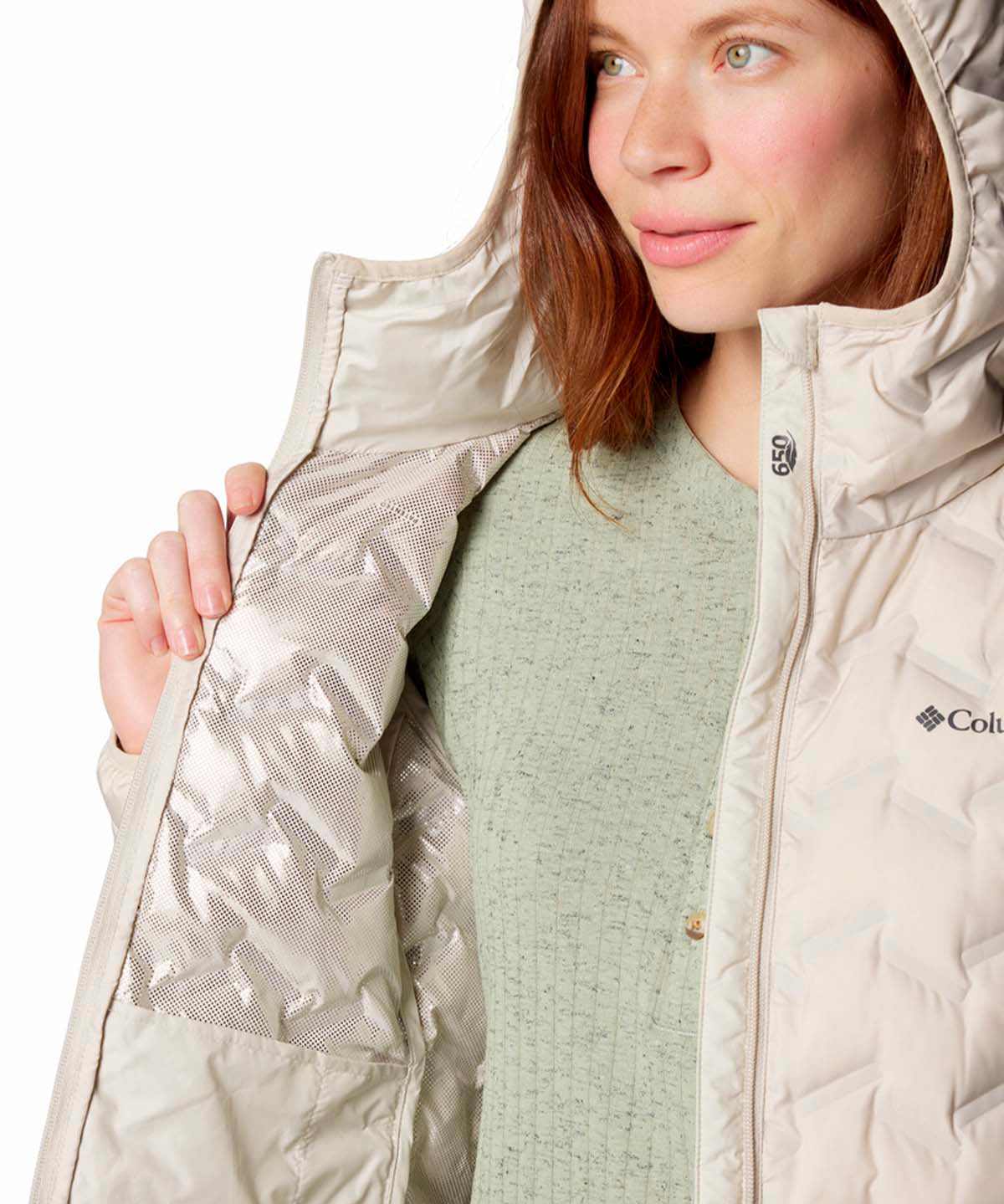 Parka Mujer Delta Ridge II Gris Columbia