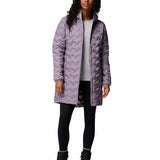 Parka Mujer Delta Ridge II Long Hooded Down Morado Columbia