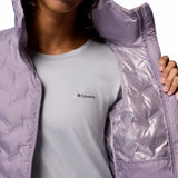 Parka Mujer Delta Ridge II Long Hooded Down Morado Columbia