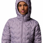 Parka Mujer Delta Ridge II Long Hooded Down Morado Columbia