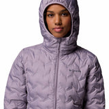 Parka Mujer Delta Ridge II Long Hooded Down Morado Columbia